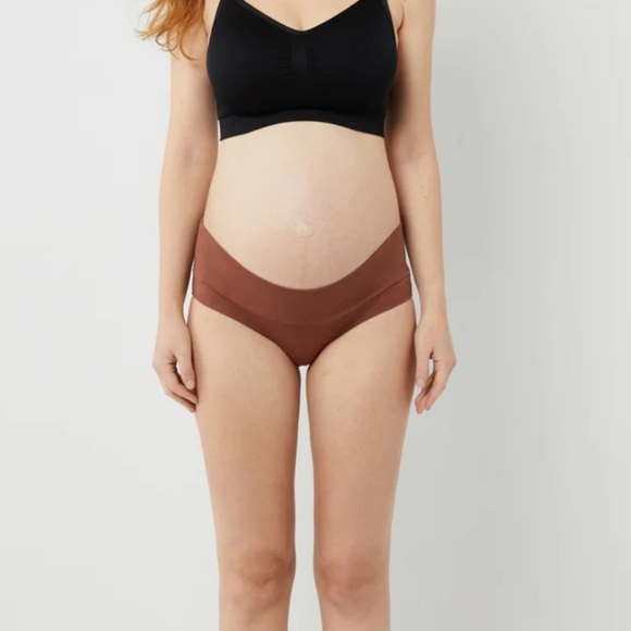 MATERNITY FOLD OVER PANTIES - Picture 2 of 6